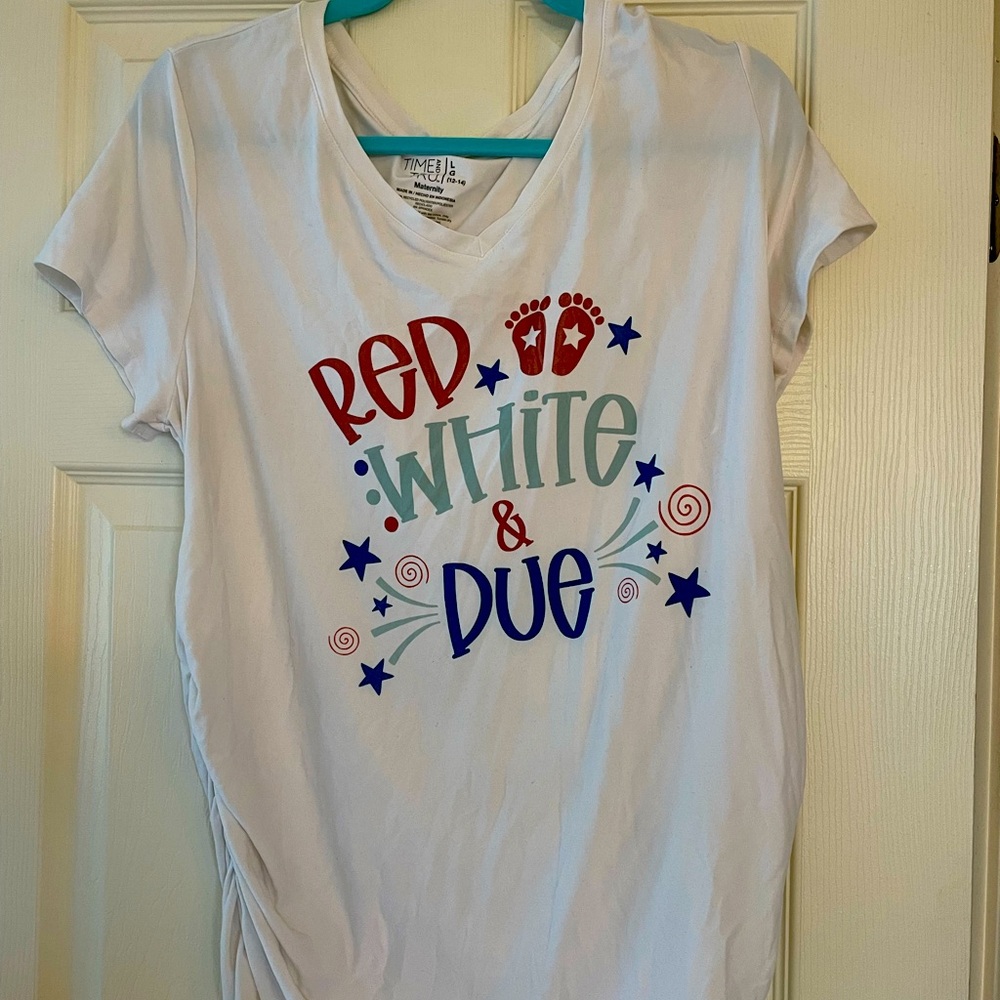 Maternity 4th of July shirt